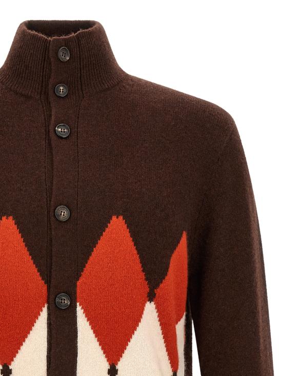 26FW 발렌타인 가디건 B2K1467K0A894551 Brown - BALLANTYNE