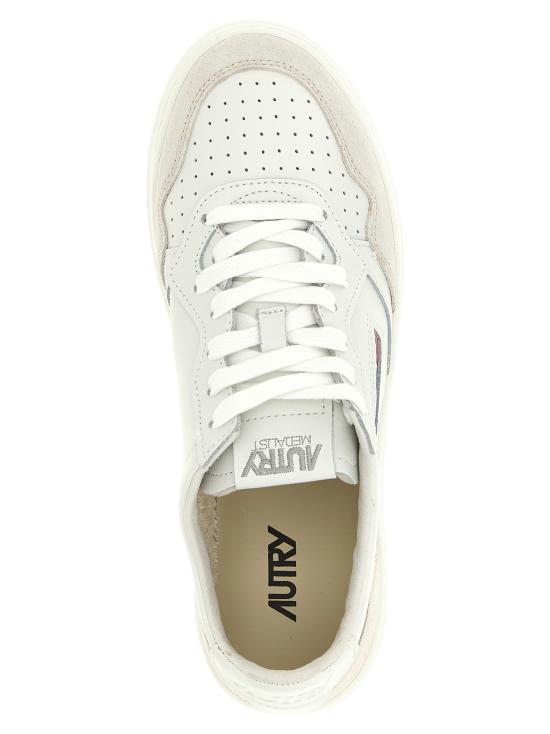 26FW 오트리 메달리스트 로우 스니커즈 AULMLS30 White - AUTRY