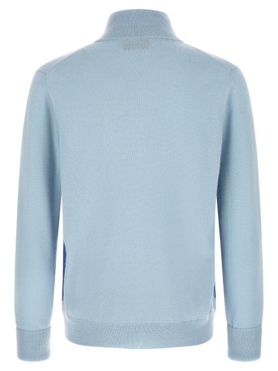 26FW 발렌타인 집업 니트 B2K03612KA893018 Light Blue - BALLANTYNE