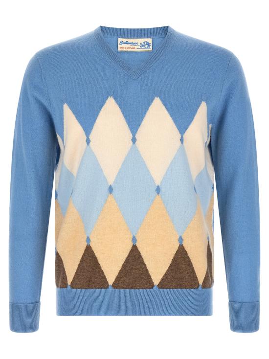 26FW 발렌타인 스웨터 B2P00112KA893019 Light Blue