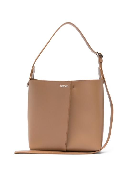 26FW 로에베 미디엄 빌바오 스무스 카프스킨 버킷 백 AWRAWRPX01 9579 MOCHA