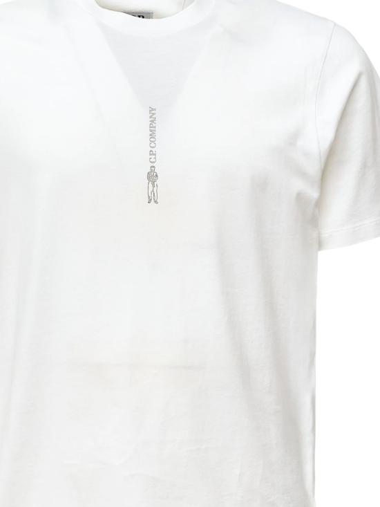 26FW 씨피 컴퍼니 반팔 티셔츠 21CMTS184A 005100W103 GAUZE WHITE - C.P. COMPANY