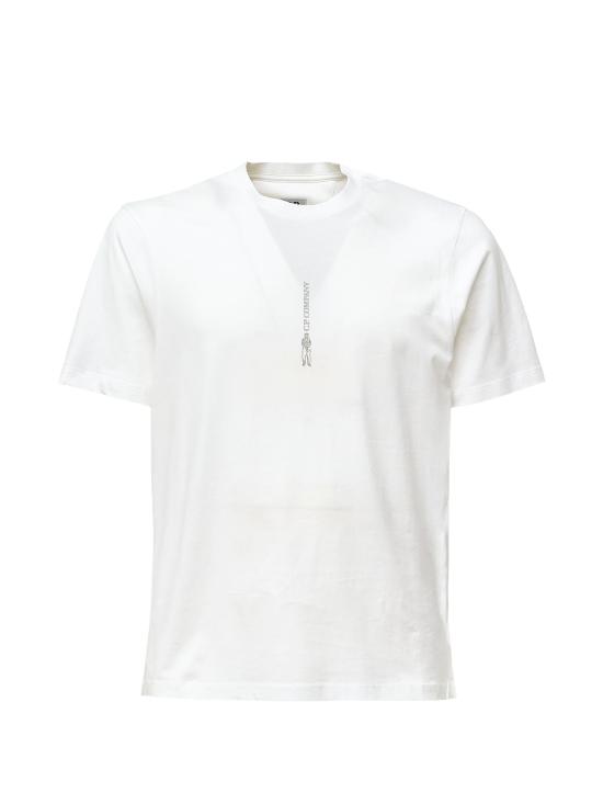 26FW 씨피 컴퍼니 반팔 티셔츠 21CMTS184A 005100W103 GAUZE WHITE