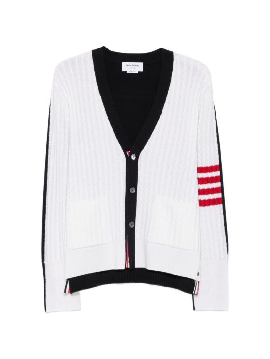 26FW 톰브라운 가디건 MKC650A Y1018979 Navy Blue White