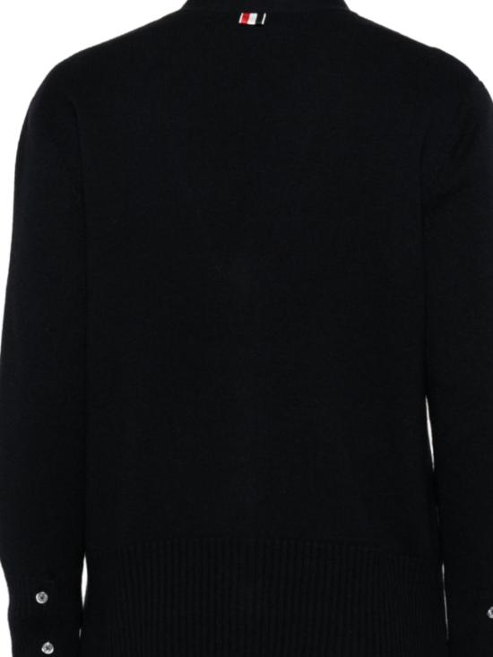 26FW 톰브라운 가디건 MKC650A Y1018979 Navy Blue White - THOM BROWNE