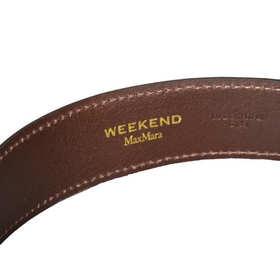 26FW 위켄드막스마라 레귤러 벨트 2625506054600 002 Cioccolato - WEEKEND MAX MARA