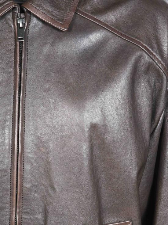26FW 위켄드막스마라 가죽 자켓 2625446041600 003 MARRONE - WEEKEND MAX MARA