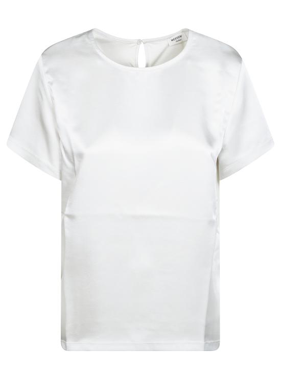 26FW 위켄드막스마라 반팔 티셔츠 2625946041600 001 BIANCO