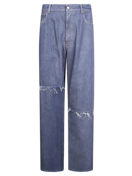 26FW MM6 메종마르지엘라 스트레이트 팬츠 SH0LA0048M30055 968 BLU
