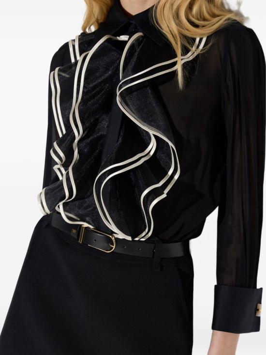 26FW 엘리자베타프랜치 셔츠 CA21067E2 685 BLACK BUTTER - ELISABETTA FRANCHI
