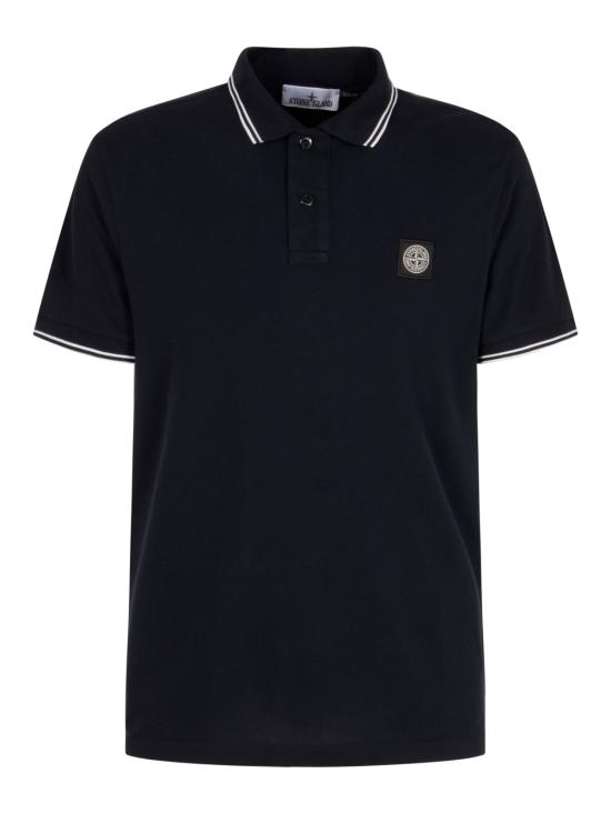 26SS 스톤 아일랜드 폴로 티셔츠 2200010 S0018V0020 NAVY BLUE - STONE ISLAND