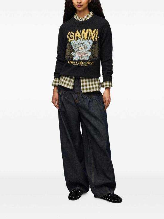 26FW 가니 탑 A1150058252 Black - GANNI
