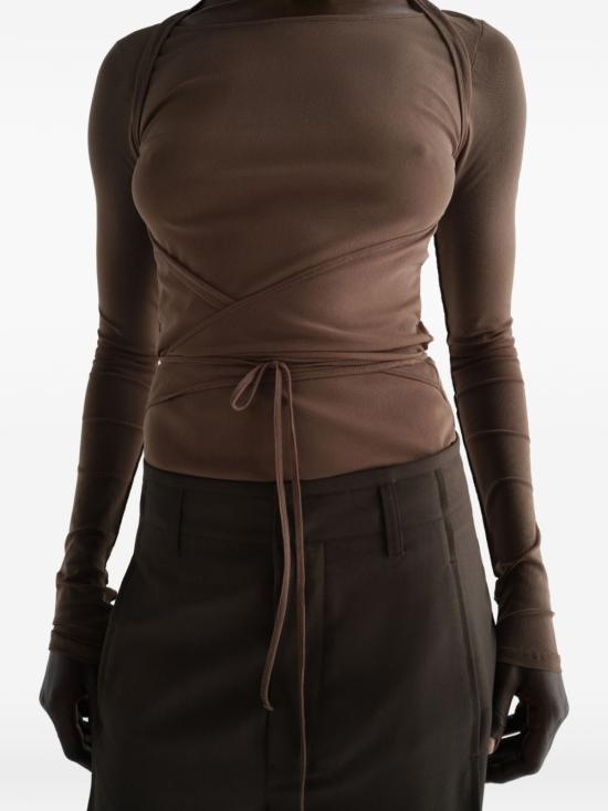 26FW 르메르 긴팔 티셔츠 TS0052 LJ1070 423 CACAO DOM - LEMAIRE