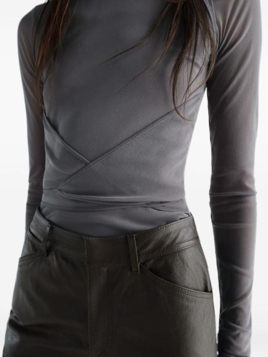 26FW 르메르 긴팔 티셔츠 TS0052 LJ1070 931 STEEL DOM - LEMAIRE
