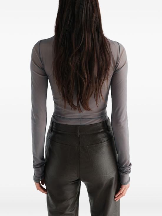 26FW 르메르 긴팔 티셔츠 TS0052 LJ1070 931 STEEL DOM - LEMAIRE