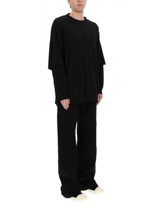 26SS 릭 오웬스 스트레이트 팬츠 DU01F4351CVS09 BLACK - RICK OWENS