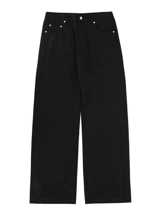 26SS 릭 오웬스 스트레이트 팬츠 DU01F4351CVS09 BLACK