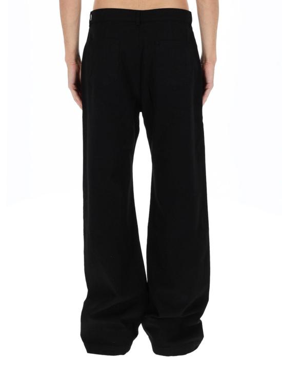 26SS 릭 오웬스 스트레이트 팬츠 DU01F4351CVS09 BLACK - RICK OWENS