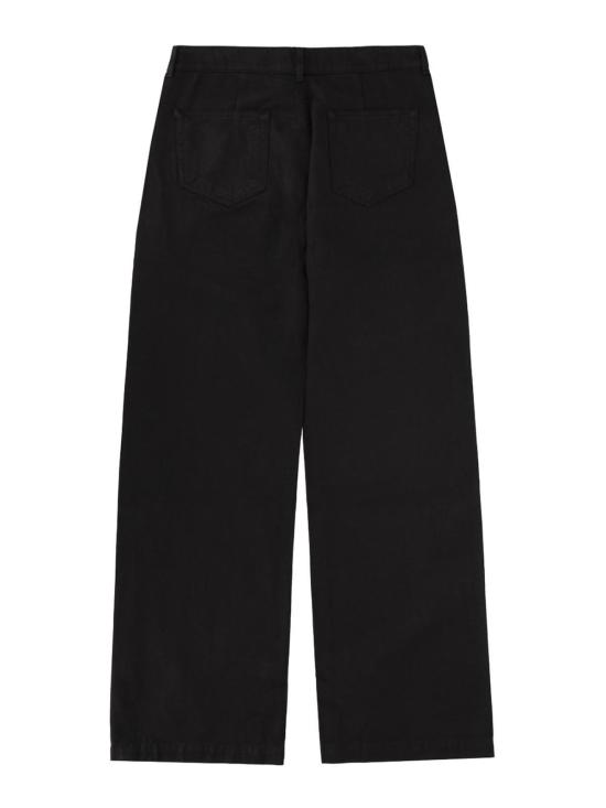 26SS 릭 오웬스 스트레이트 팬츠 DU01F4351CVS09 BLACK - RICK OWENS