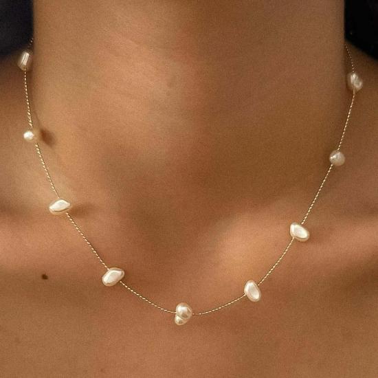  OOAK 목걸이/팬던트 오오크 아이다 18K 골드 진주 목걸이