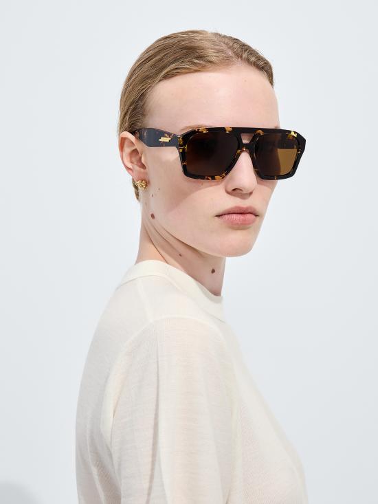 26FW 보테가베네타 선글라스 A002GYV2Q30 2819 MARRONE - BOTTEGA VENETA