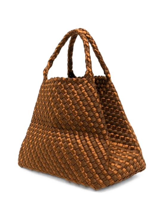 26FW 마레아 토트백 MRR22123072 072 CARAMEL AFFOGATO SATIN STRIPE - MARREA