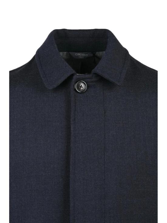 25FW 치르콜로1901 코트 네이비 블루 버진 울 코트 - CIRCOLO 1901