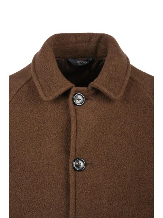 25FW 치르콜로1901 코트 초콜릿 버진 울 캐시미어 코트 - CIRCOLO 1901