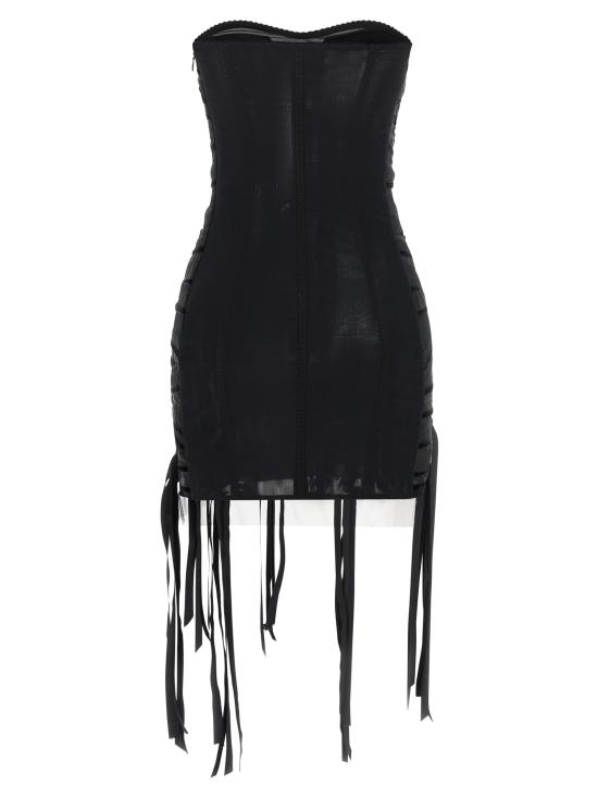 26FW 디 아티코 숏 원피스 261WCA00521EMB030RA100 Black - THE ATTICO