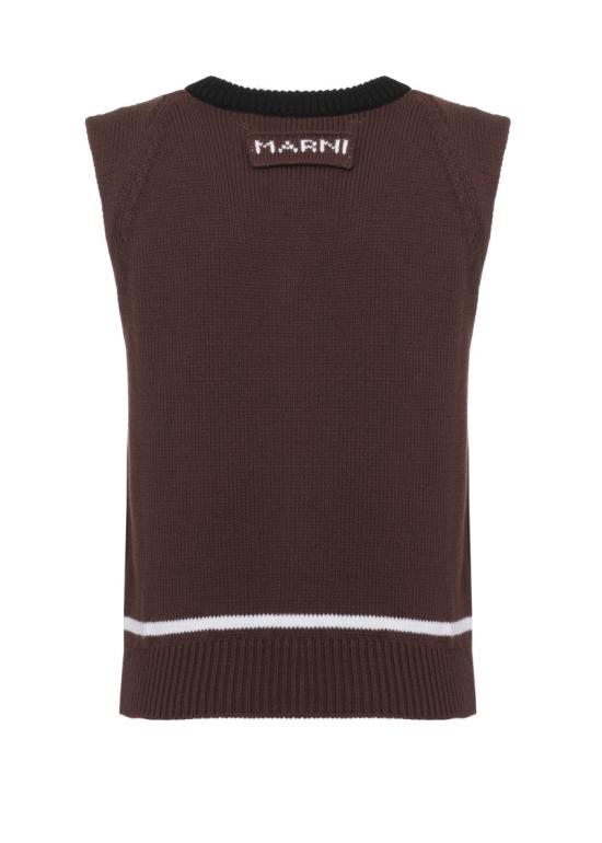 26FW 마르니 탑 GCMD0668EQUFC85100M71 Brown - MARNI