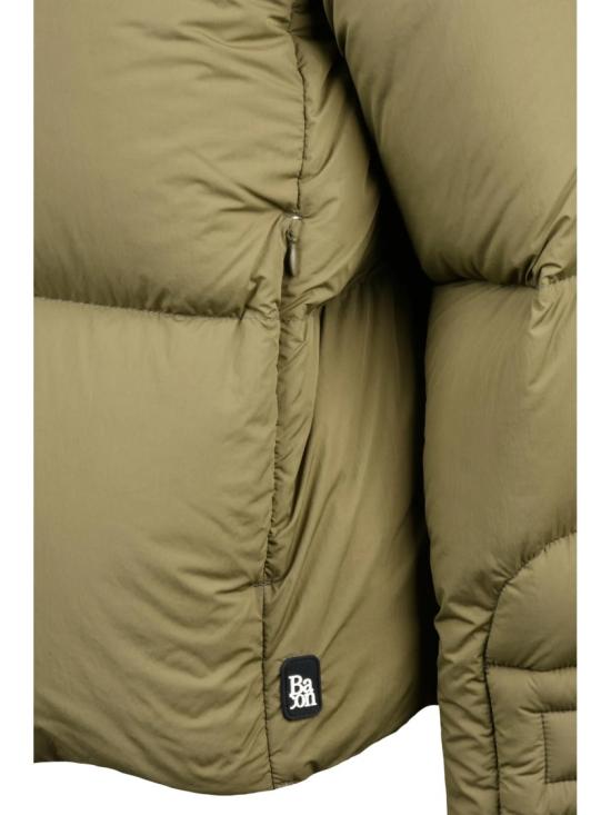 25FW 베이컨 패딩 밀리터리 그린 폴리아미드 스톰 다운 재킷 - BACON