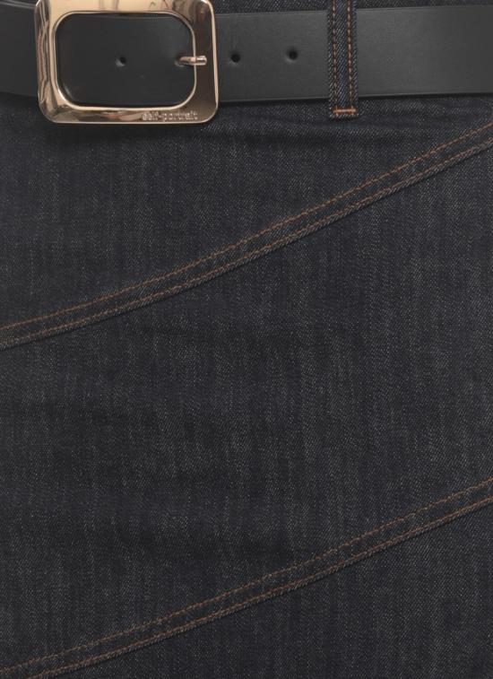 26FW 셀프 포트레이트 데님 스커트 PF26810MSKBLBLUE DENIM BELTEDBLUE - SELF PORTRAIT