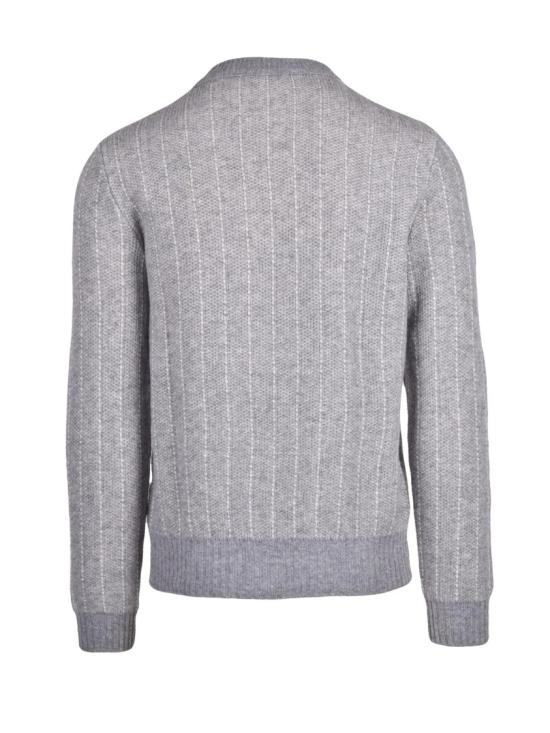 25FW 울앤코 니트웨어 세로 골지 니트 크루넥 스웨터 - WOOL & CO