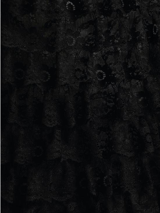 26FW 에센셜앤트워프 터틀넥 Maglia in Pizzo e Volant Nero - ESSENTIEL ANTWERP