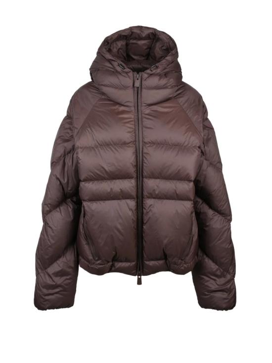 25FW 베이컨 패딩 브라운 폴리아미드 아울 다운 재킷