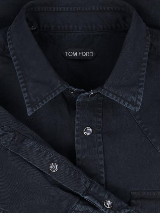 26FW 톰포드 긴팔 셔츠 HDS001 FMC304 NAA Black - TOMFORD