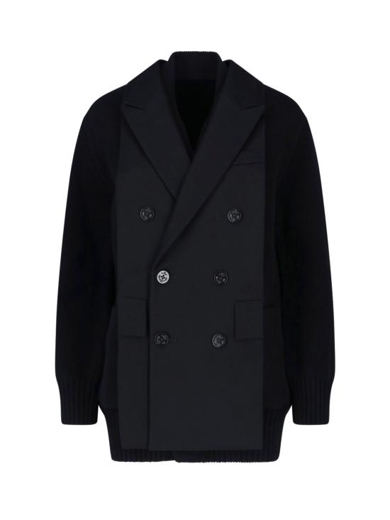26FW 사카이 스웨터 26 08762 001 BLACK