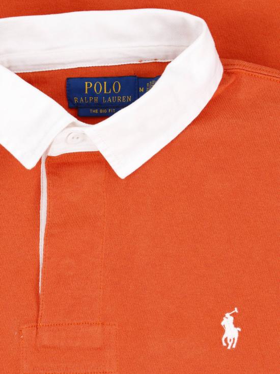 26FW 폴로 랄프로렌 폴로 티셔츠 710 B26162 001 Orange - POLO RALPH LAUREN