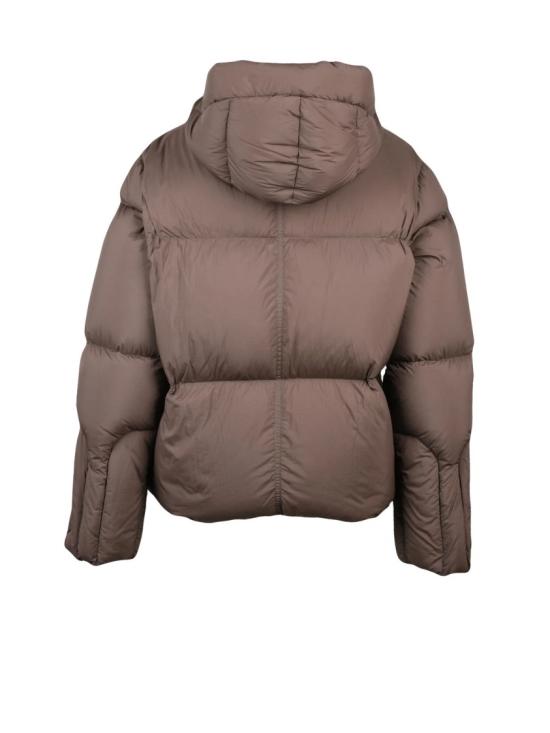 25FW 베이컨 숏패딩 갈색 폴리아미드 스톰 다운 재킷 - BACON