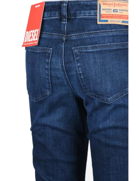 25FW 디젤 데님 팬츠 블루 코튼 블렌드 D-Ebbey 부츠컷 진 - DIESEL