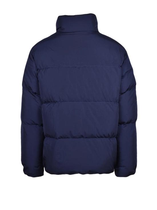 25FW 디젤 숏패딩 파란색 나일론 패딩 다운 재킷 - DIESEL