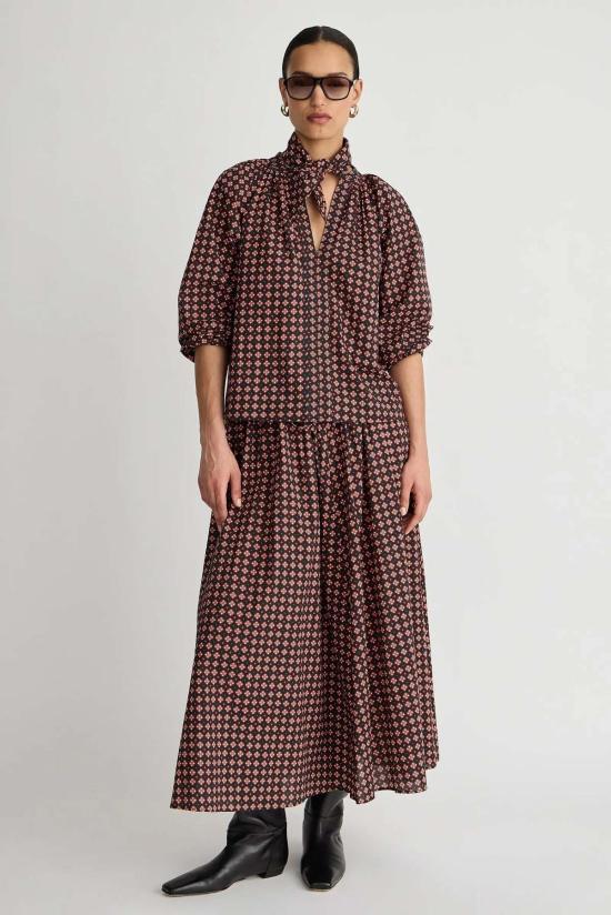  어피스 어파트 블라우스 Apiece Apart Ferooza Shirred Top - APIECE APART