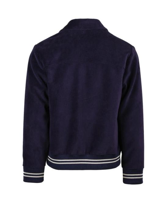 25FW 치르콜로1901 봄버 자켓 보라색 면 혼방 바시티 코트 - CIRCOLO 1901