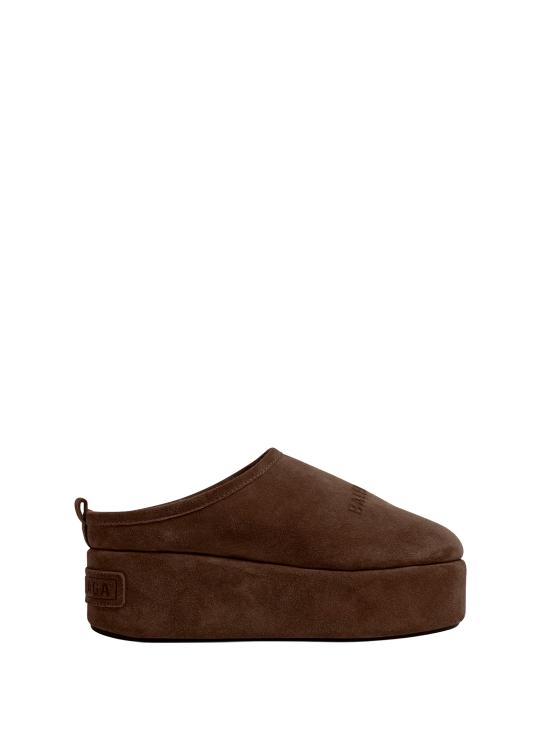 26FW 발렌시아가 알래스카 소프트 플랫폼 뮬 825258 WBFC1 2929 SOFT ESPRESSO DOM