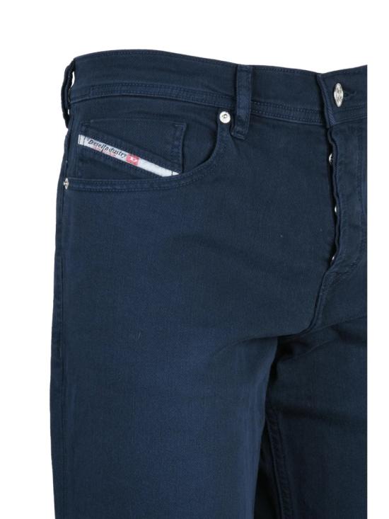 25FW 디젤 데님 팬츠 미드나잇 블루 스트레치 코튼 테이퍼드 진 - DIESEL
