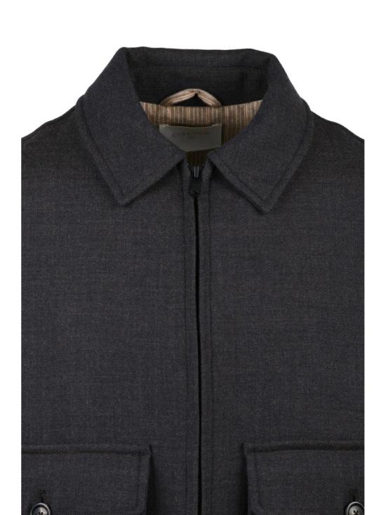 25FW 치르콜로1901 봄버 자켓 갈색 버진 울 재킷 - CIRCOLO 1901