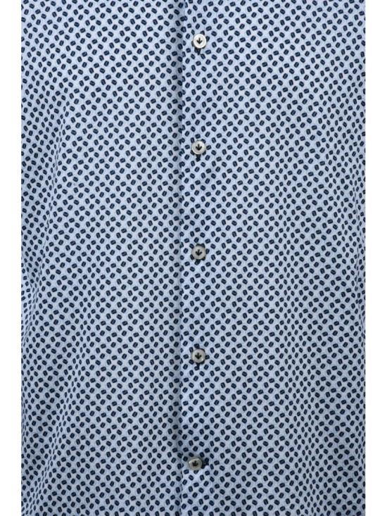 25FW 손리사 긴팔 셔츠 Sonrisa Fior Di Cotone 투톤 패턴 코튼 - SONRISA