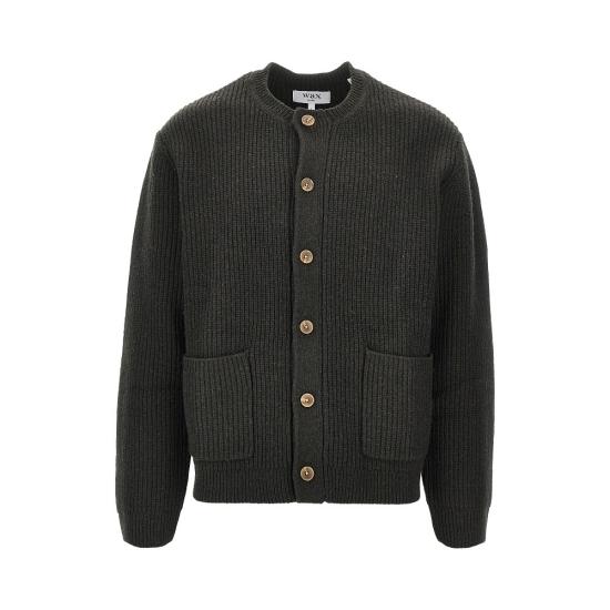 26FW 왁스 런던 니트웨어 GRANBYCARDIGAN Khaki