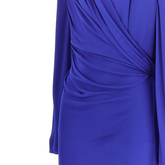 26FW 베르사체 미디 원피스 10269061A14266 Blue - VERSACE