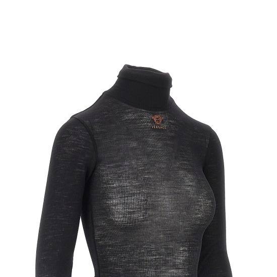 26FW 베르사체 터틀넥 10265941A19235 Black - VERSACE